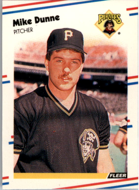 1988 Fleer Mini Baseball Cards 104     Mike Dunne